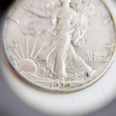 1939 SILVER WALKING LIBERTY DOLLAR COIN 