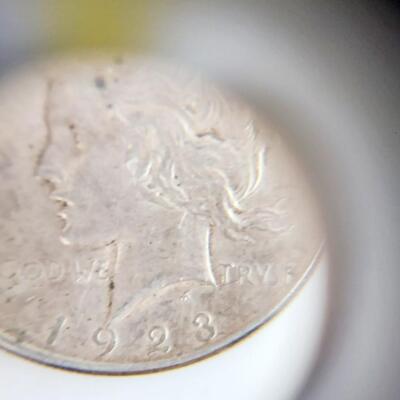 1923 PEACE SILVER DOLLAR 