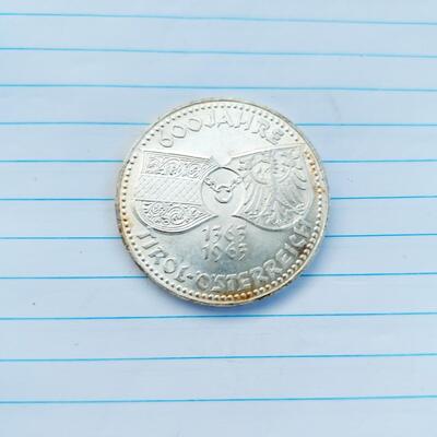 1963 AUSTRIAN SILVER 50 SHILLING COIN
