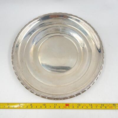 VINTAGE LA PIERRE STERLING SILVER 8.5â€ PLATE