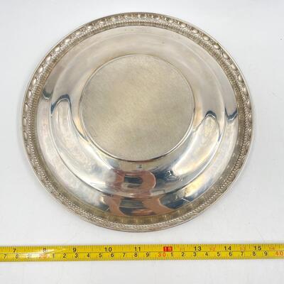 VINTAGE LA PIERRE STERLING SILVER 8.5â€ PLATE