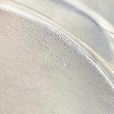 VINTAGE LA PIERRE STERLING SILVER 8.5â€ PLATE