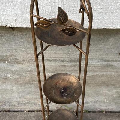 32â€ TIERED METAL CANDLE HOLDER