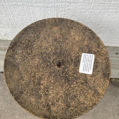 29â€ METAL PEDESTAL CANDLE HOLDER - HEAVY!