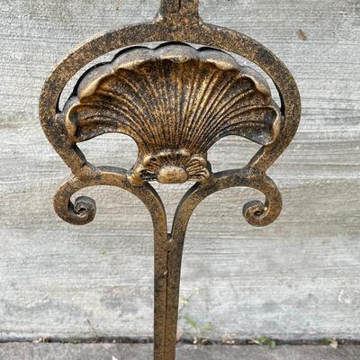 29â€ METAL PEDESTAL CANDLE HOLDER - HEAVY!