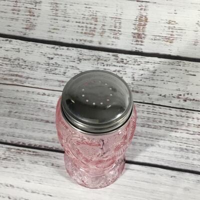 Pink Depression Glass Vintage Salt & Pepper Shakers
