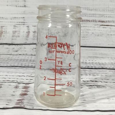 Hygeia Screw Top glass vintage Baby Bottle 