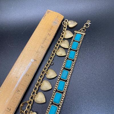 Pair of Vintage Goldtone Bracelets