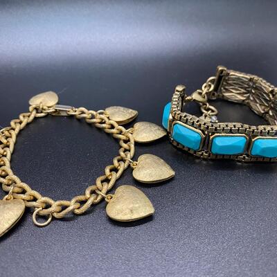 Pair of Vintage Goldtone Bracelets