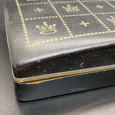 Vintage Men's Jewelry Box with Cuff Links and Tie Tacks