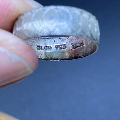 Set of 3 Sterling Silver Fashion Rings