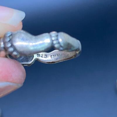 Set of 3 Sterling Silver Fashion Rings