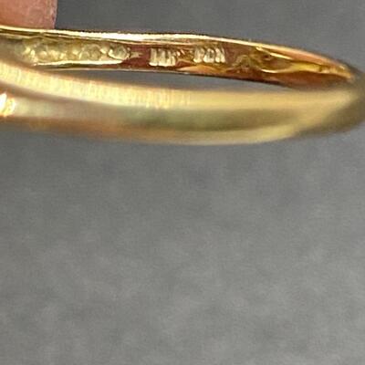 14k Yellow Gold Amethyst Heart Promise Anniversary Ring