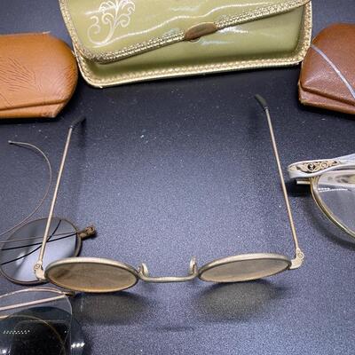 Vintage Antique Eyeglasses for Repair Parts Display