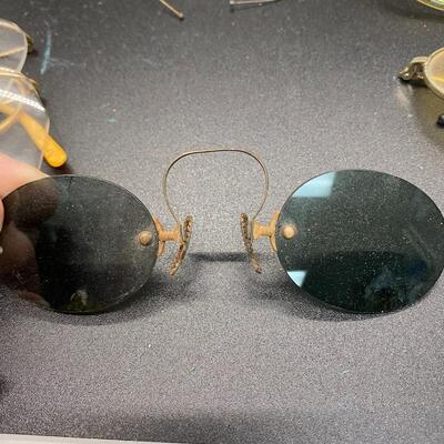 Vintage Antique Eyeglasses for Repair Parts Display
