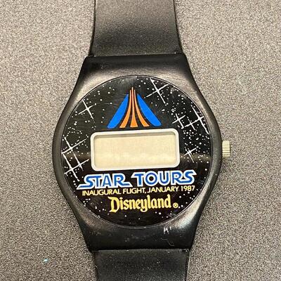 Vintage Retro 1987 Disneyland Star Tours Digital Watch