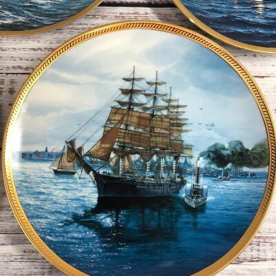 Americaâ€™s Greatest Sailing Ships Plate Collection set of 5