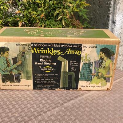 Stanley Steemer vintage handheld steamer in box