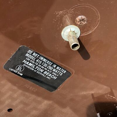 Vintage round Crockpot