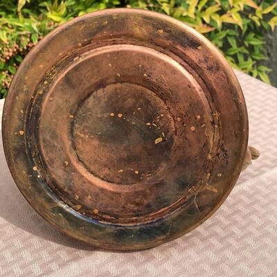 Copper Tea Kettle with Delft Handles