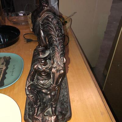 Vintage Bronze horse statue