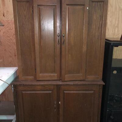 Vintage sewing cabinet 
