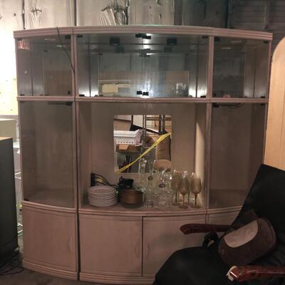 Vintage Three piece entertainment center 