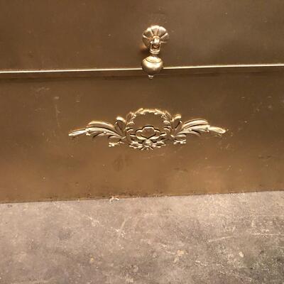 Vintage Gold cedar chest 