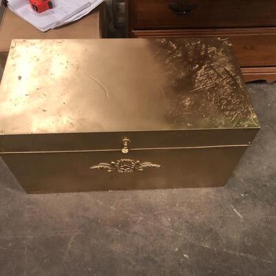 Vintage Gold cedar chest 