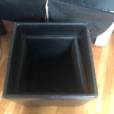 Vintage Leather ottoman and seat