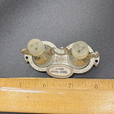Vintage Elkins Sugar House Miniature Shaker Set