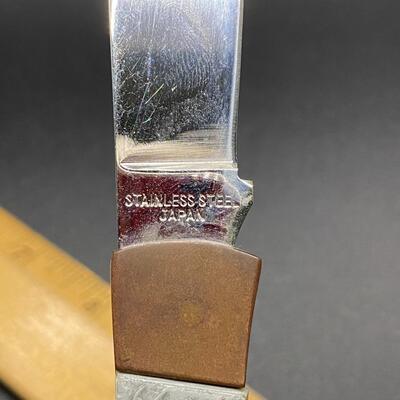 Folding Knife with Eagle on Handle