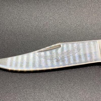 Folding Knife with Eagle on Handle
