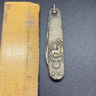 Vintage Benevolent and Protective Order of Elks B.P.O.E Pocket Knife