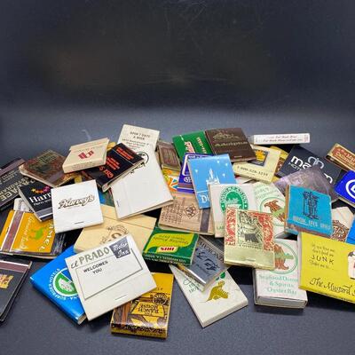 Assorted Vintage Matchbooks Restaurants Motels Hotels 