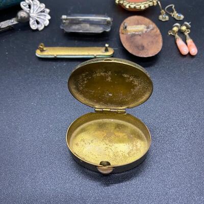 Vintage Antique Victorian Style Jewelry & Box
