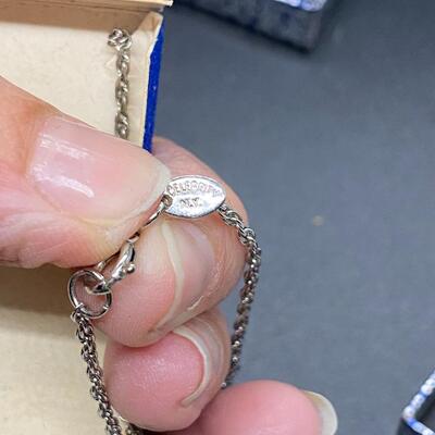 Vintage Rhinestone Venus Symbol Pendant Charm Necklace