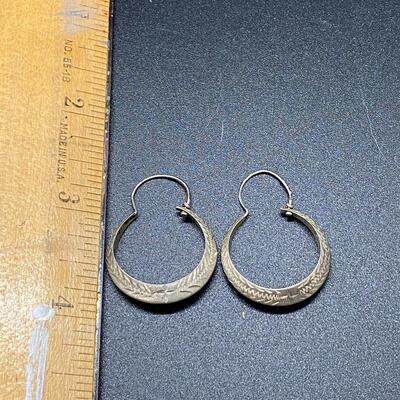 Sterling Silver Hoop Earrings