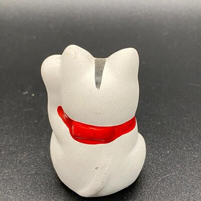 Miniature Lucky Cat Figurine