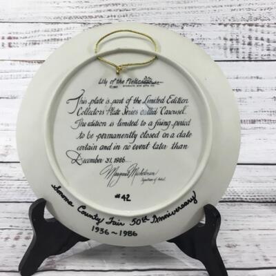 Limited Edition Carousel Collectors Plate and matching mug