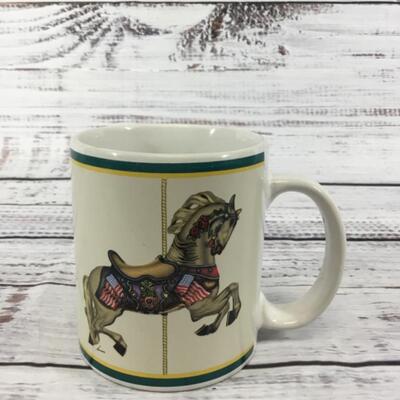 Limited Edition Carousel Collectors Plate and matching mug
