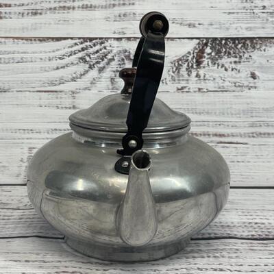 Vintage Wood Handle Teapot