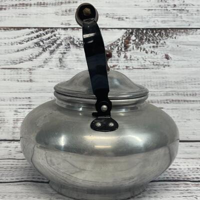 Vintage Wood Handle Teapot