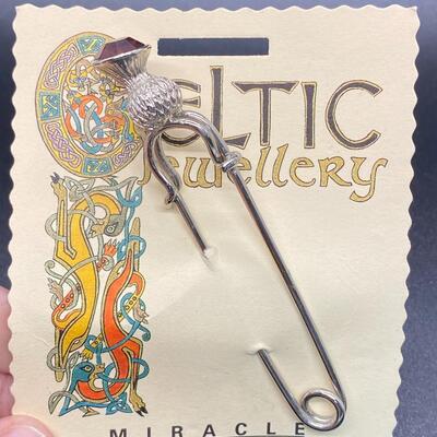 Celtic Jewellery Large Kilt Pin
