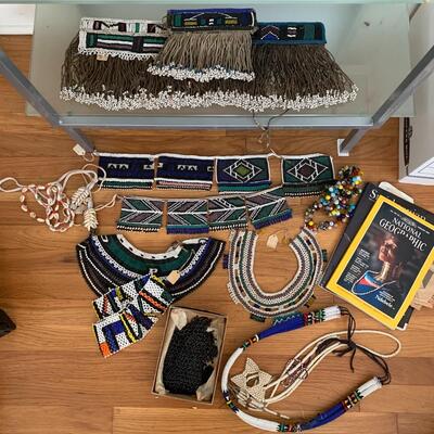 African beaded accessories