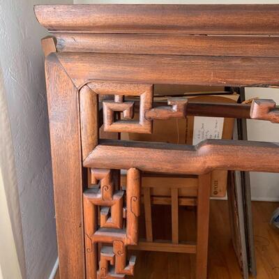 Asian style console table