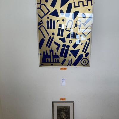 Czechoslovakian Limited Edition Poster + French tapestry