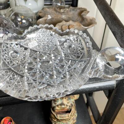 Calpotter bowls, art glass, more