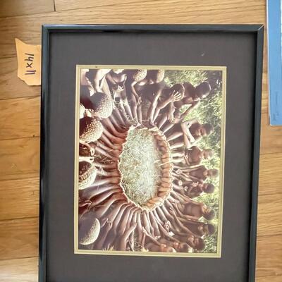 Assorted art photos and batik