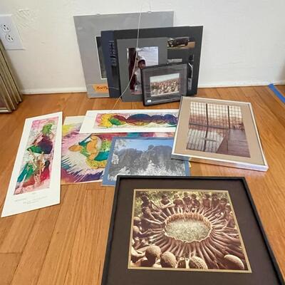 Assorted art photos and batik